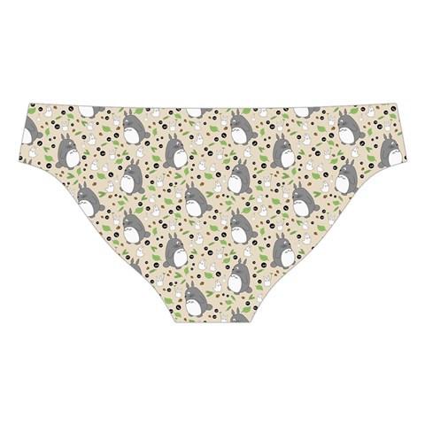Pattern My Neighbor Totoro Cross Back Hipster Bikini Set from ArtsNow.com Back Under