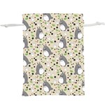 Pattern My Neighbor Totoro Lightweight Drawstring Pouch (XL)