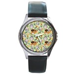 My Neighbor Totoro Pattern Round Metal Watch