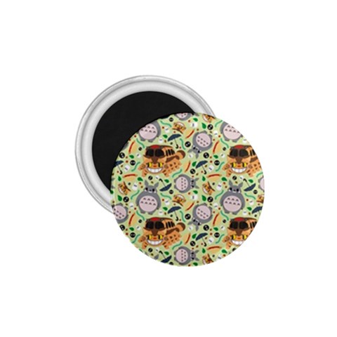 My Neighbor Totoro Pattern 1.75  Magnets from ArtsNow.com Front