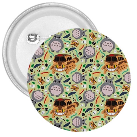 My Neighbor Totoro Pattern 3  Buttons from ArtsNow.com Front