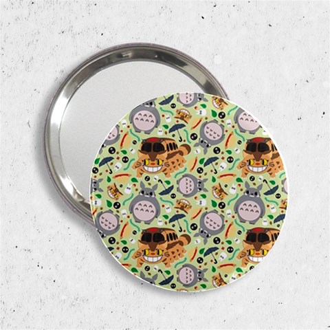 My Neighbor Totoro Pattern 2.25  Handbag Mirrors from ArtsNow.com Front