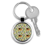 My Neighbor Totoro Pattern Key Chain (Round)