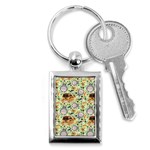 My Neighbor Totoro Pattern Key Chain (Rectangle)