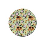 My Neighbor Totoro Pattern Rubber Coaster (Round)