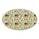 My Neighbor Totoro Pattern Oval Magnet