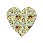 My Neighbor Totoro Pattern Heart Magnet