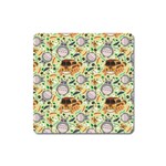 My Neighbor Totoro Pattern Square Magnet