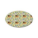 My Neighbor Totoro Pattern Sticker Oval (10 pack)