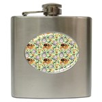 My Neighbor Totoro Pattern Hip Flask (6 oz)