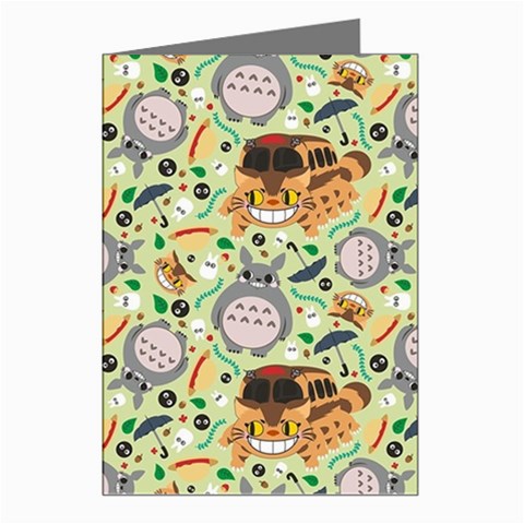 My Neighbor Totoro Pattern Greeting Cards (Pkg of 8) from ArtsNow.com Left