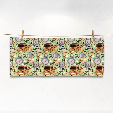 My Neighbor Totoro Pattern Hand Towel from ArtsNow.com Front