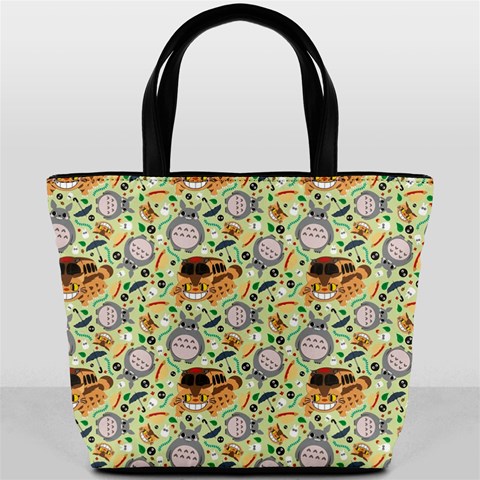 My Neighbor Totoro Pattern Bucket Bag from ArtsNow.com Front