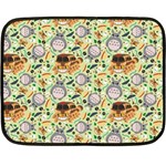 My Neighbor Totoro Pattern One Side Fleece Blanket (Mini)