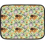 My Neighbor Totoro Pattern Fleece Blanket (Mini)
