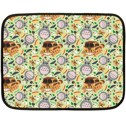 My Neighbor Totoro Pattern Fleece Blanket (Mini) from ArtsNow.com 35 x27  Blanket Back