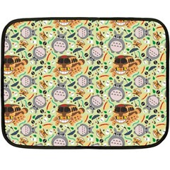 My Neighbor Totoro Pattern Fleece Blanket (Mini) from ArtsNow.com 35 x27  Blanket Back