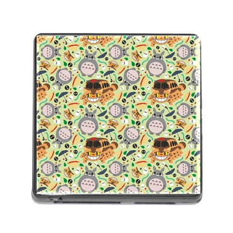 My Neighbor Totoro Pattern Memory Card Reader (Square 5 Slot) from ArtsNow.com Front