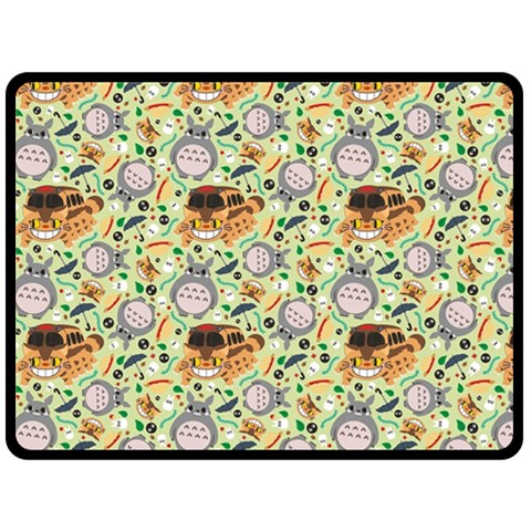 My Neighbor Totoro Pattern One Side Fleece Blanket (Large) from ArtsNow.com 80 x60  Blanket Front