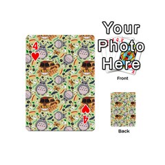 My Neighbor Totoro Pattern Playing Cards 54 Designs (Mini) from ArtsNow.com Front - Heart4
