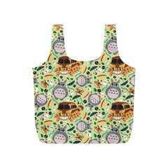 My Neighbor Totoro Pattern Full Print Recycle Bag (S) from ArtsNow.com Back