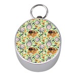 My Neighbor Totoro Pattern Mini Silver Compasses