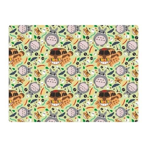 My Neighbor Totoro Pattern Premium Plush Fleece Blanket (Mini) from ArtsNow.com 35 x27  Blanket Front