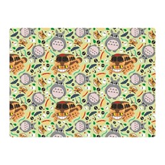My Neighbor Totoro Pattern Premium Plush Fleece Blanket (Mini) from ArtsNow.com 35 x27  Blanket Back