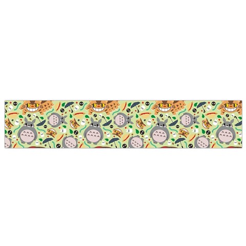 My Neighbor Totoro Pattern Small Premium Plush Fleece Scarf from ArtsNow.com Front