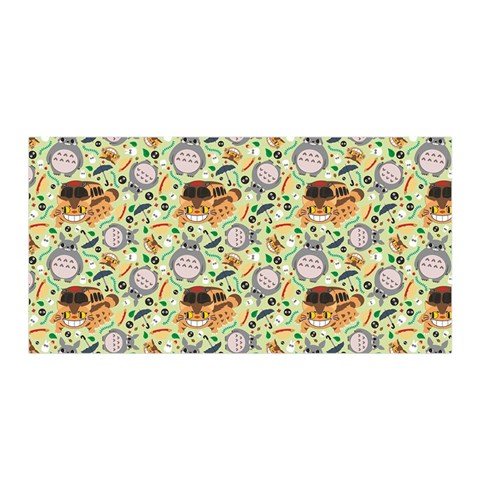 My Neighbor Totoro Pattern Satin Wrap 35  x 70  from ArtsNow.com Front