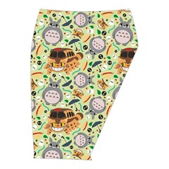 My Neighbor Totoro Pattern Midi Wrap Pencil Skirt from ArtsNow.com  Front Right 