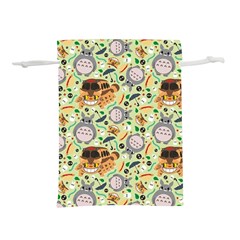 My Neighbor Totoro Pattern Lightweight Drawstring Pouch (L) from ArtsNow.com Front