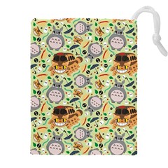 My Neighbor Totoro Pattern Drawstring Pouch (4XL) from ArtsNow.com Front