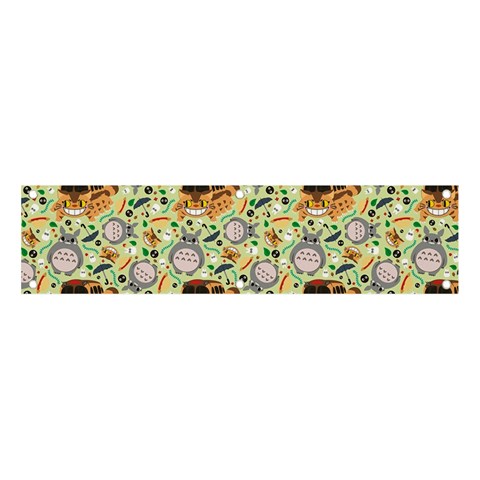 My Neighbor Totoro Pattern Banner and Sign 4  x 1  from ArtsNow.com Front