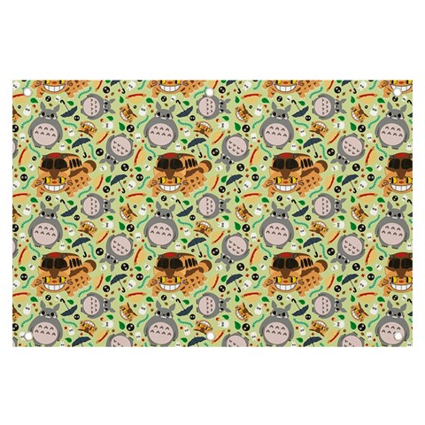 My Neighbor Totoro Pattern Banner and Sign 6  x 4  from ArtsNow.com Front