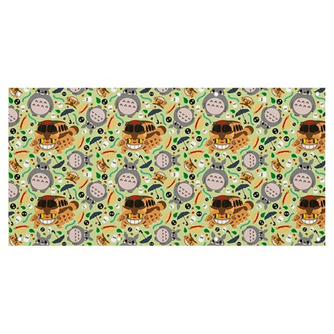 My Neighbor Totoro Pattern Banner and Sign 8  x 4  from ArtsNow.com Front