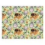 My Neighbor Totoro Pattern One Side Premium Plush Fleece Blanket (Large)