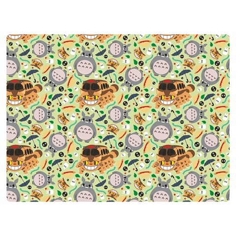 My Neighbor Totoro Pattern One Side Premium Plush Fleece Blanket (Extra Small) from ArtsNow.com 40 x30  Blanket Front