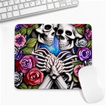 Floral Skeletons Large Mousepad