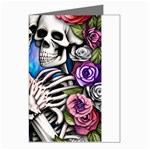 Floral Skeletons Greeting Cards (Pkg of 8)