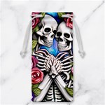 Floral Skeletons Jewelry Bag