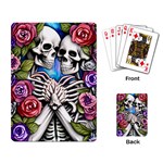 Floral Skeletons Playing Cards Single Design (Rectangle)