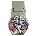 Floral Skeletons Money Clip Watches