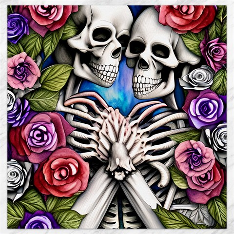 Floral Skeletons Canvas 12  x 12  from ArtsNow.com 11.4 x11.56  Canvas - 1