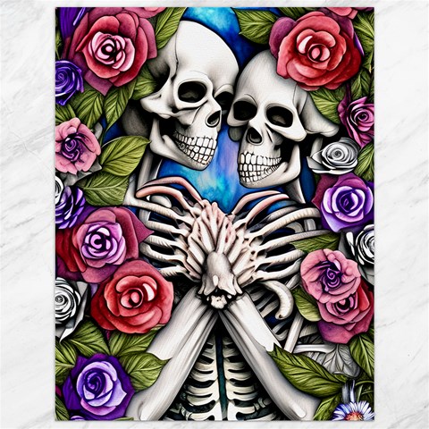 Floral Skeletons Canvas 12  x 16  from ArtsNow.com 11.86 x15.41  Canvas - 1