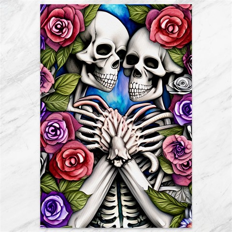 Floral Skeletons Canvas 12  x 18  from ArtsNow.com 11.88 x17.36  Canvas - 1