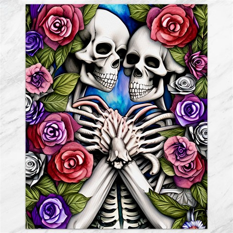 Floral Skeletons Canvas 16  x 20  from ArtsNow.com 15.75 x19.29  Canvas - 1