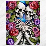 Floral Skeletons Canvas 18  x 24 