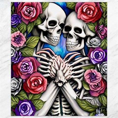 Floral Skeletons Canvas 20  x 24  from ArtsNow.com 19.57 x23.15  Canvas - 1