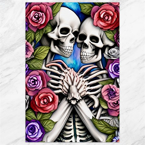 Floral Skeletons Canvas 24  x 36  from ArtsNow.com 23.35 x34.74  Canvas - 1